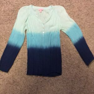 COPY - Ombré long sleeved blouse.